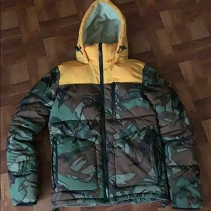 SuperDry Camo Puffer Coat